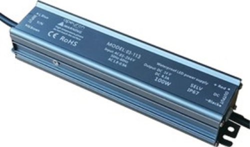 Блок питания для светодиодной ленты Apeyron 24В 4,2А 100Вт IP67 205x46x35мм 03-113 фото Блок питания для светодиодной ленты Apeyron 24В 4,2А 100Вт IP67 205x46x35мм 03-113 картинка